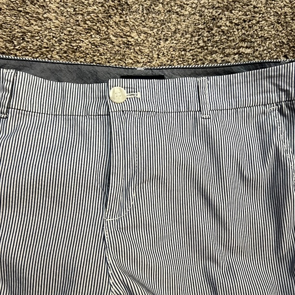 TOMMY HILFIGER STRIPE ANKLE LEG PANTS - Picture 2 of 4